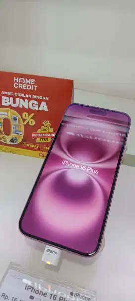 IPHONE 16 PLUS KREDIT CUKUP BAWA KTP