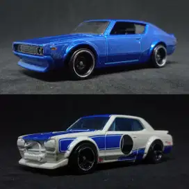 Paket Hot Wheels Nissan Skyline Hakosuka Kenmeri 2000GT-X 2000GT-R JDM