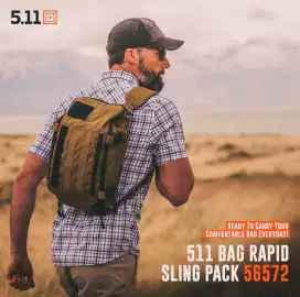 5.11 Original rapid sling bag. Bukan KW