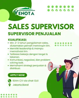 Dicari Sales Supervisor