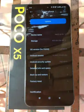 Poco X5 Black 5G 8/256GB Fullset