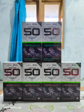 Infinix note 50s 5G 8/256 note 50x 5G 8/256 baru dan segel murah