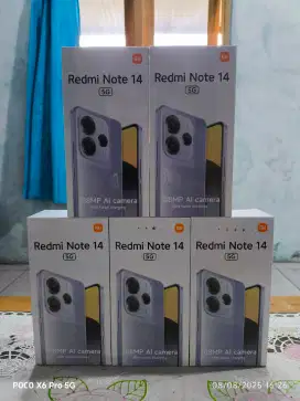 Redmi note 14 5G 12/512 8/256 baru dan segel murah