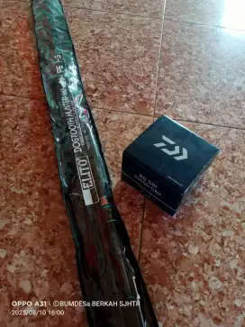 Reel DAIWA BG SW 5000 & Joran ELITO DOGTOOTH HUNTER PE 1-3
