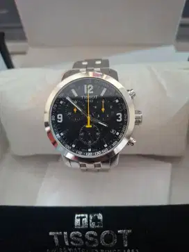 Jam Tissot PRC 200 chronograph seken