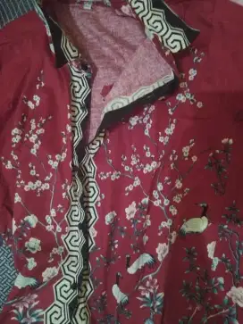 Hem motif batik size XL