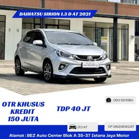 PAJAK PANJANG Daihatsu Sirion 1.3 D AT 2021