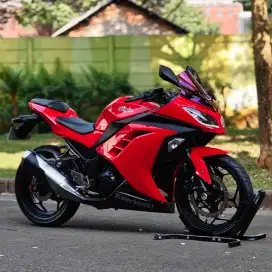 KAWASAKI NINJA 250FI NIK 2013 MERAH LOW KM 3K ASLII MULUSSS