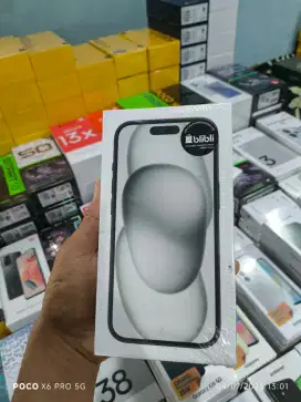 Iphone 15 128 baru dan segel garansi resmi 1th