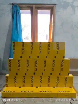 Poco m6 8/256 c75 8/256 6/128 baru dan segel murah