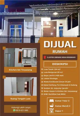 Rumah Dijual Lokasi Strategis