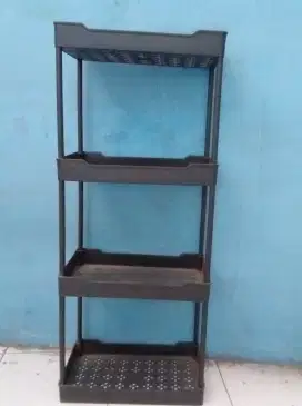 Rak plastik ukuran 75x30cm