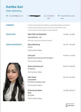Mencari pekerjaan SPG/Marketing