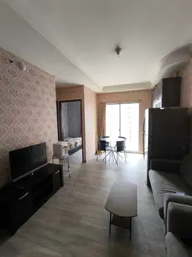 2BR furnish AC Baru, lantai parkit SIAP HUNI Apt.Mediterania garden 2