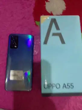 Jual hp Oppo A55 ram 4GB/64GB seken