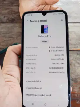 Samsung a15 ram 8/128