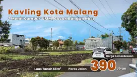 Kapling Malang Terbaik, Tanah Siap Bangun, Lokasi Emas di Belakang UMM