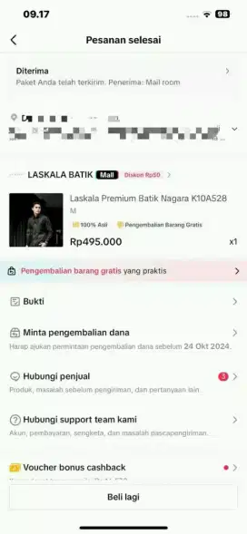KEMEJA ORI LASKALA