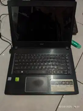 Laptop acer i5 gen 7 ram 16gb ssd2 256 gb + 1tb Sata