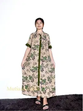 Mutiara Dress - Dress Fuji Paula Kancing Depan