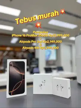 IPHONE 16 PRO MAX PROMO CICILAN 0% SYARAT KTP