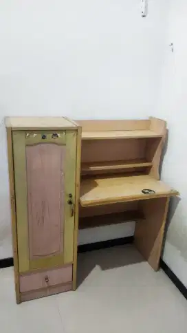 Meja Belajar Kayu Minimalis Anak Anak
