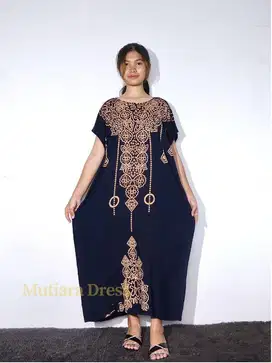 Mutiara Dress - Daster Lowo Kekinian Resleting Depan