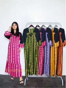 Mutiara Dress - Longdress Fuji Almira Lengan Panjang Kekinian