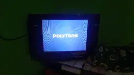 Tv Polytron slim 21 inchi
