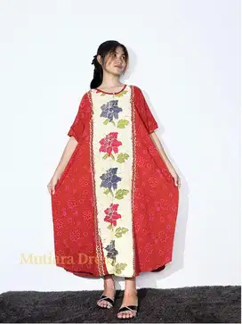 Mutiara Dress - Daster Lowo Cap Dania Bahan Rayon Tebal Premium