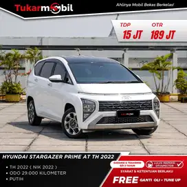 HYUNDAI STARGAZER PRIME METIK PUTIH TAHUN 2022 Bensin Low KM record