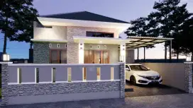 Rumah Proses bangun dekat dengan RSUD Sleman dan Polres Sleman
