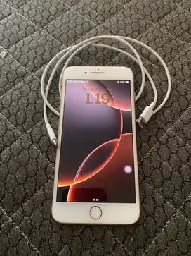 iPhone 8 + Plus 64gb Gold Sinyal Baru Hilang