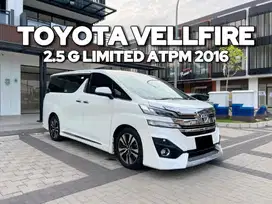 TOYOTA VELLFIRE 2.5 G LIMITED ATPM 2016