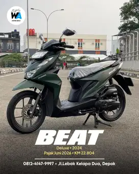 Honda Beat Deluxe Cbs Iss Tahun 2024 Cash/Kredit