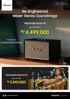promo speaker retro marshall