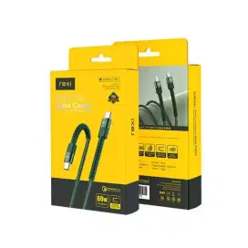 REXI CABLE TYPE-C TO TYPE-C KJ01-CC GREEN / KJ01-CCX-GR