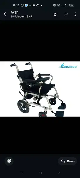 KURSI RODA CAREINDO