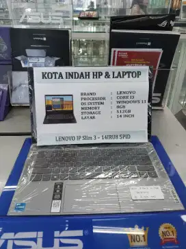 LAPTOP LENOVO IP3 SLIM FREE AKSESORIS CASH/KREDIT