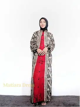 Mutiara Dress - Homedress Batik Lurik