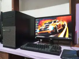 Pc gaming dell intel core i5 + ram 8gb + vga nvidia 2gb + monitor 19in