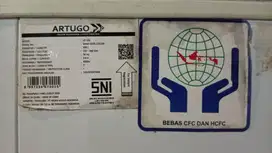 ARTUGO CHEST FREEZER CF-101 105L WHITE SERIES BEKAS