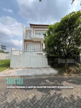 Rumah mewah di cluster favorit Araya Golf Boulevard Malang