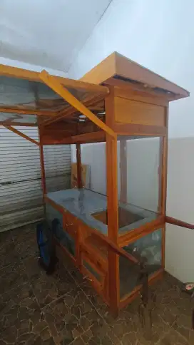 GEROBAK BEKAS JUAL ROTI BAKAR
