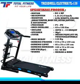 DIJUAL TREADMILL TL -138