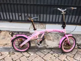 Sepeda lipat ukuran 16 exotic