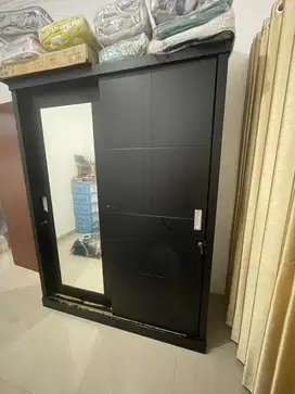 Dijual Lemari Sliding 2 Pintu + kaca