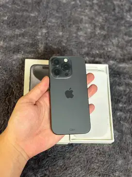 iphone 15 pro 128 ibox like new hitam