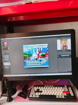 Veikk VK2200 display pen tablet bekas seperti baru