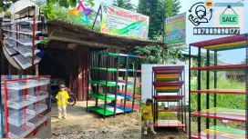 Rak besi siku lubang serbaguna siap kirim